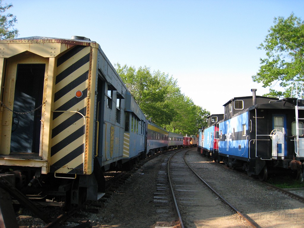 Tilton NH Trail 2010 028.jpg - The other "End of the Line" on the Winnipesauke River Trail is a rail road museum. Cabooses, cabooses, cabooses... guess it IS the end of the line.